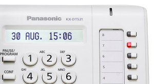 Digitální telefon Panasonic KX-DT521 | Displej a programovatelná tlačítka